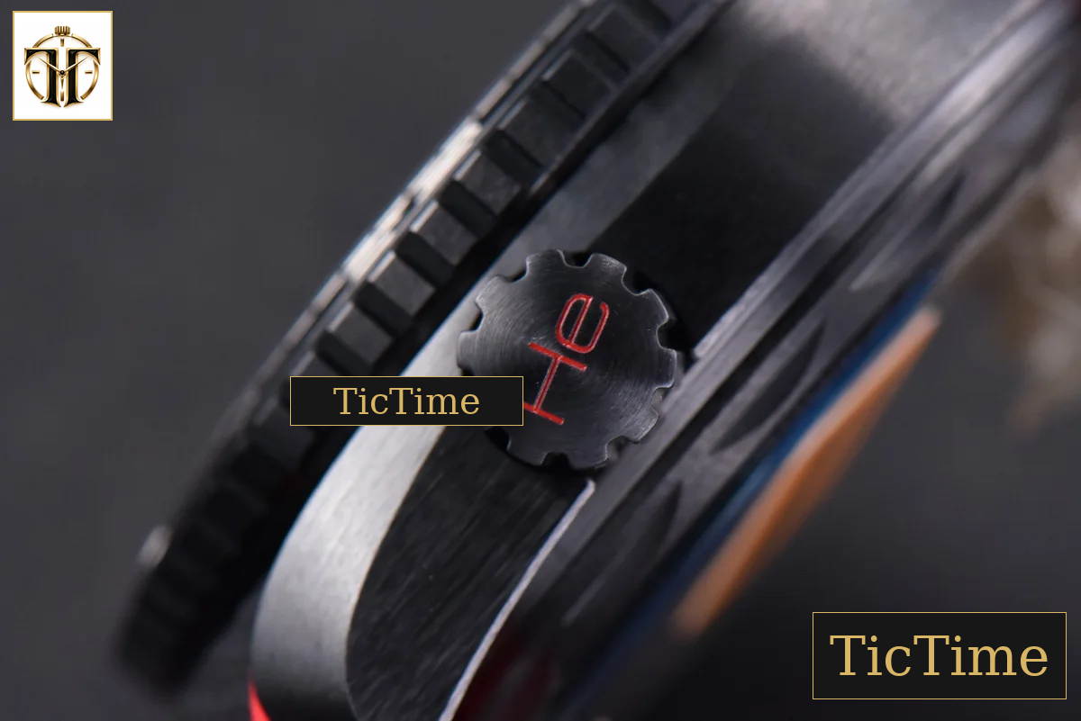 Planet Ocean Deep 45.5mm VSF Black red Ceramic Black Nylon Strap A8906 — foto 12
