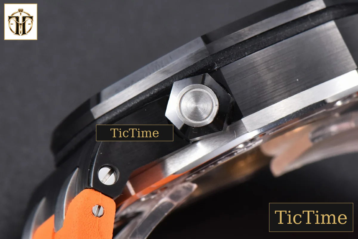 Royal Oak Offshore Diver 42mm IPF Black/Orange Dial Orange Rubber Strap MY9015 — foto 17