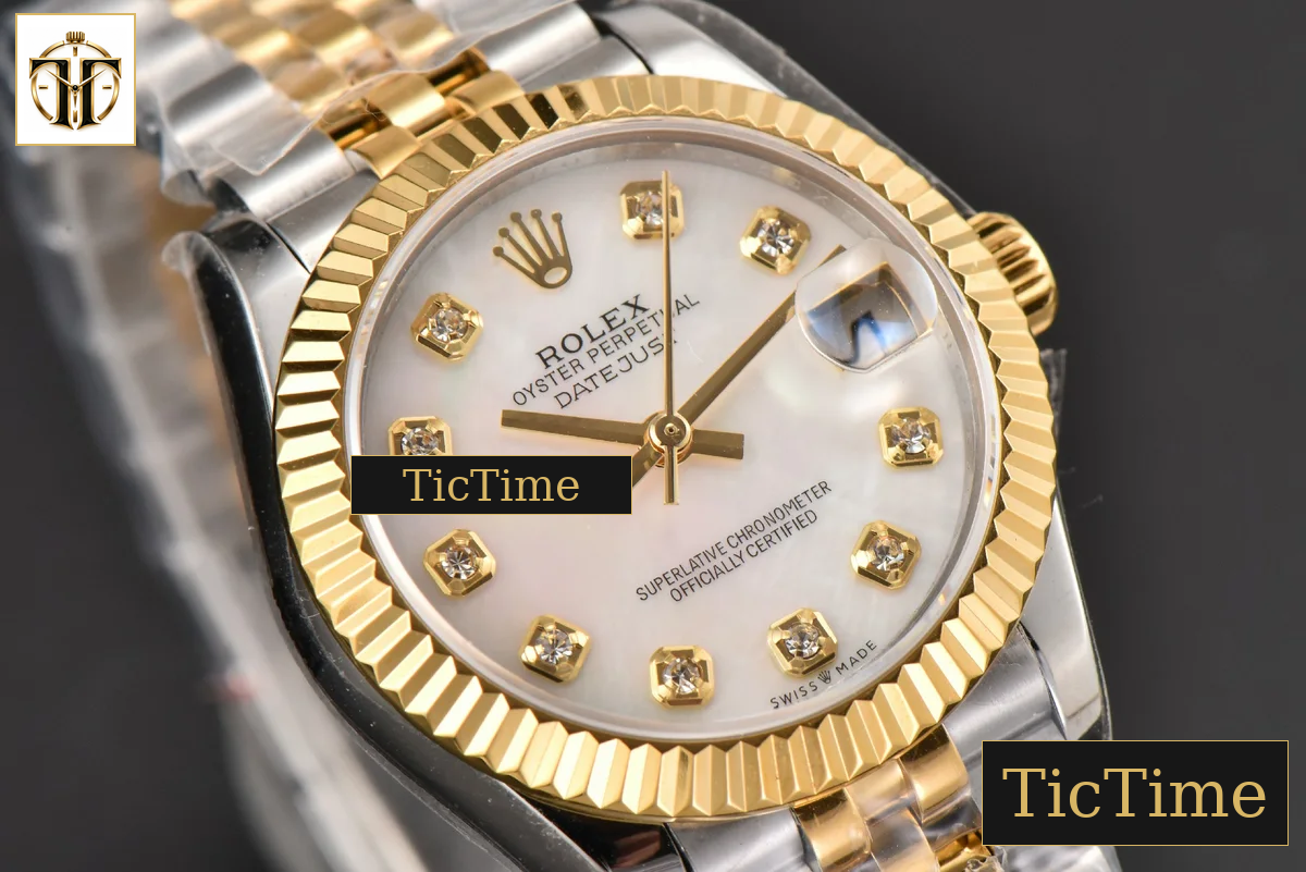 DateJust Ladies 904L 31mm WF YG/SS MOP Dial Jubilee Bracelet A2671 — foto 12