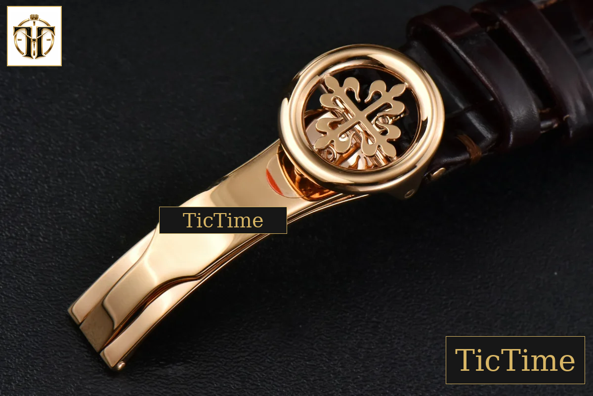 Annual Calendar Moonphase 5396 38.5mm ZF RG White Stick Dial Brown Leather Strap MY9015 — foto 26