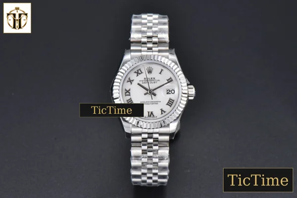 Foto frontal — DateJust 31mm WF White Dial Lume Marker Jubilee Bracelet A2671