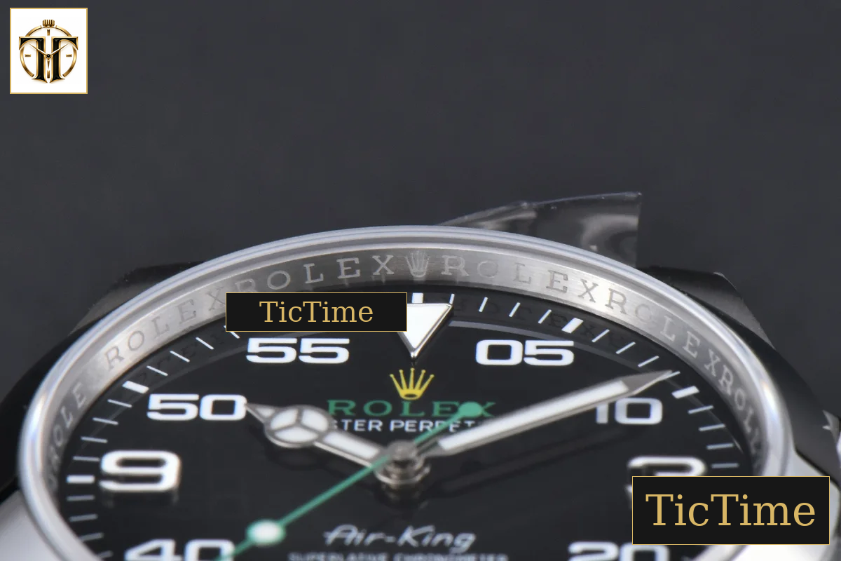 AirKing 904L 126900 40mm JVSF Black Dial SS Oyster Bracelet A3230 — foto 13
