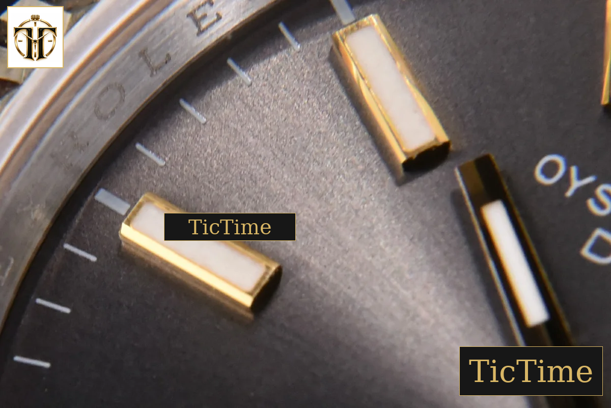 DateJust 904L 36mm GMF YG/SS Fluted Bezel Black Dial Lume Marker Jubilee Bracelet VR3235 — foto 6