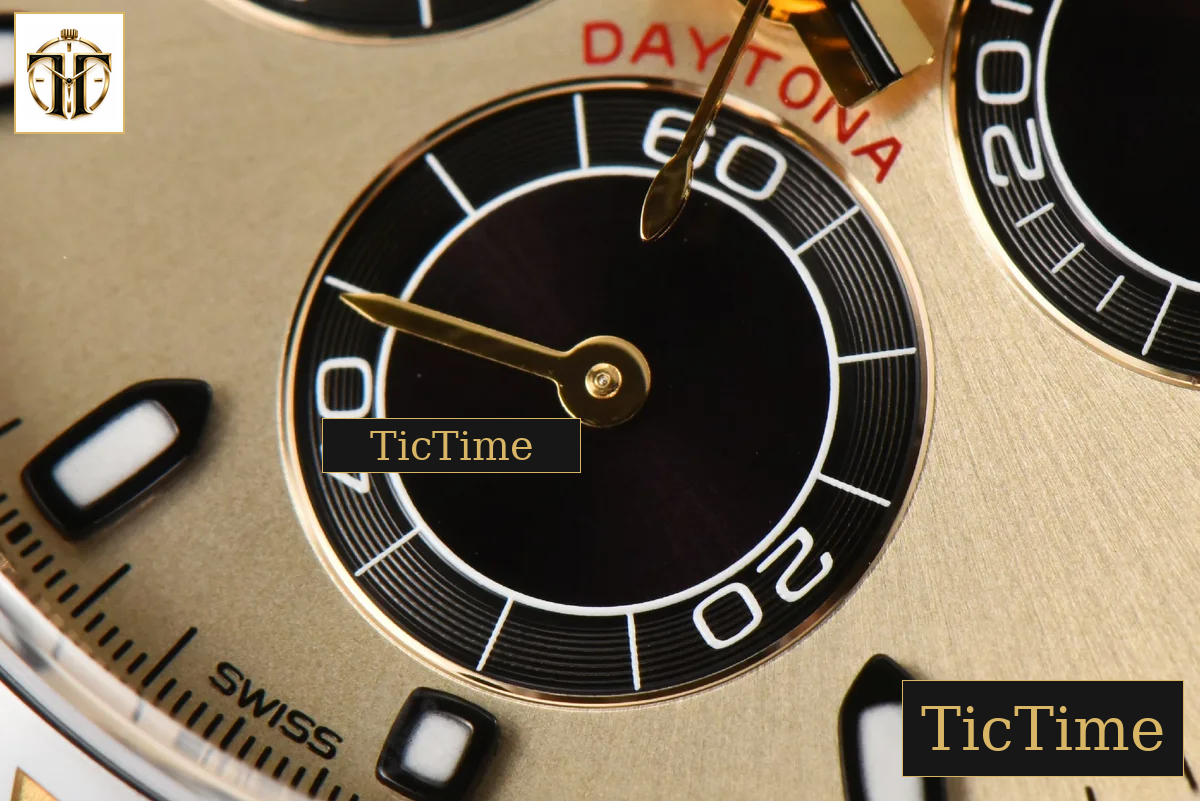 Daytona 116518 Clean Factory Ceramic YG Dial Black Subdial Oysterflex Strap SA4130 — foto 8