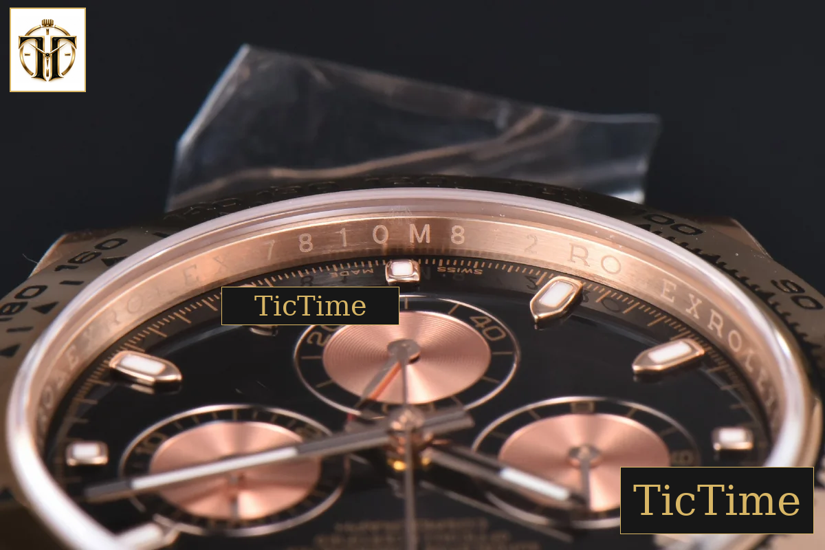 Daytona 116505 APSF RG Black Dial RG Subdial Lume Marker RG Bracelet SH4130 — foto 15