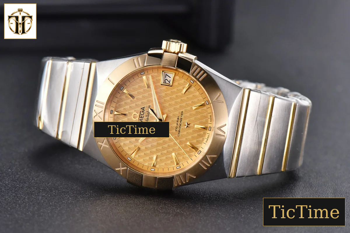 Constellation 38mm VSF YG/SS Gold Textured Dial YG/SS Bracelet A8500 — foto 13