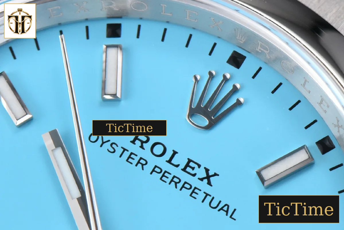 Oyster Perpetual 904L 126000 36mm Clean Factory Tiffany Blue Dial SS Bracelet VR3230 — foto 6