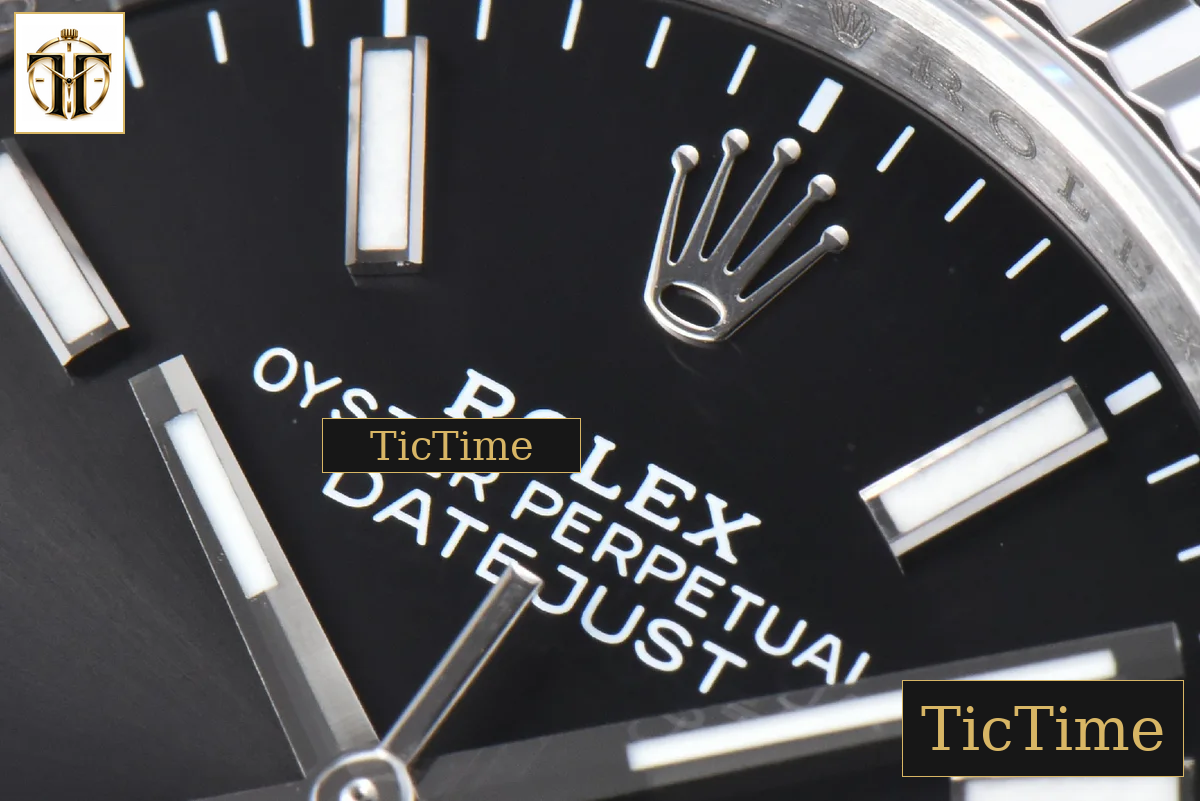 DateJust 904L 126234 36mm VSF Black Dial Lume Marker Jubilee Bracelet VS3235 — foto 6