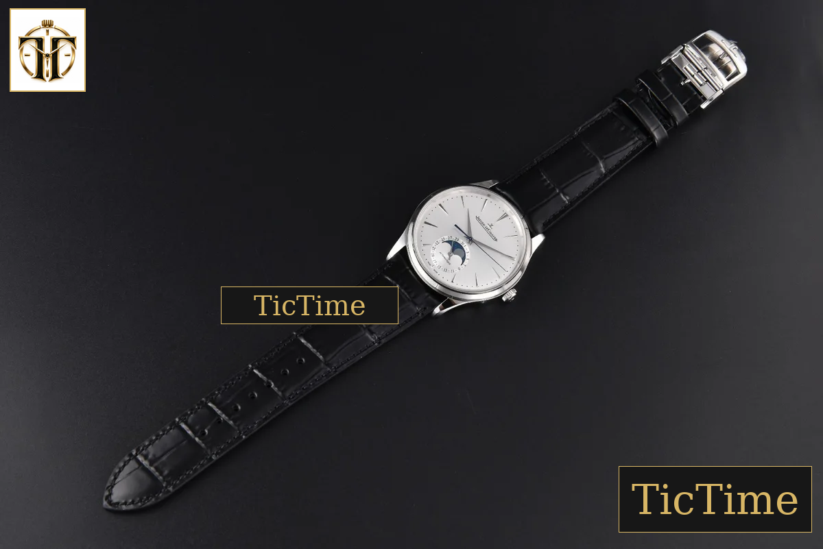 Master Ultra Thin Moonphase 1368430 39mm APSF White Dial Leather Strap SA925 — foto 4