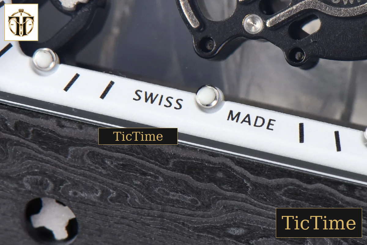 NTPT RM055 42mm RMF White Skeleton Dial Black Rubber Strap RMUL2 — foto 9