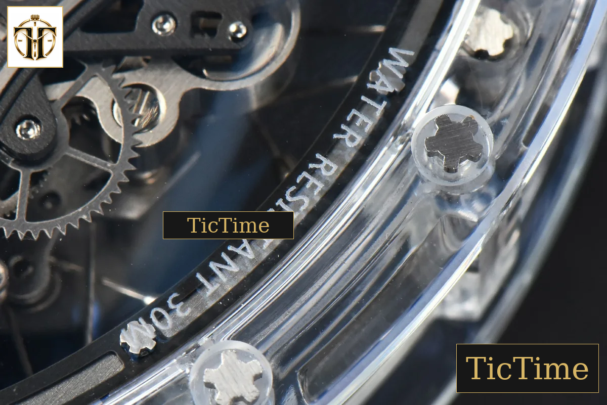 Transparent Case Tourbillon RM053-02 44.5mm JBF Ice Blue Rubber Strap — foto 23