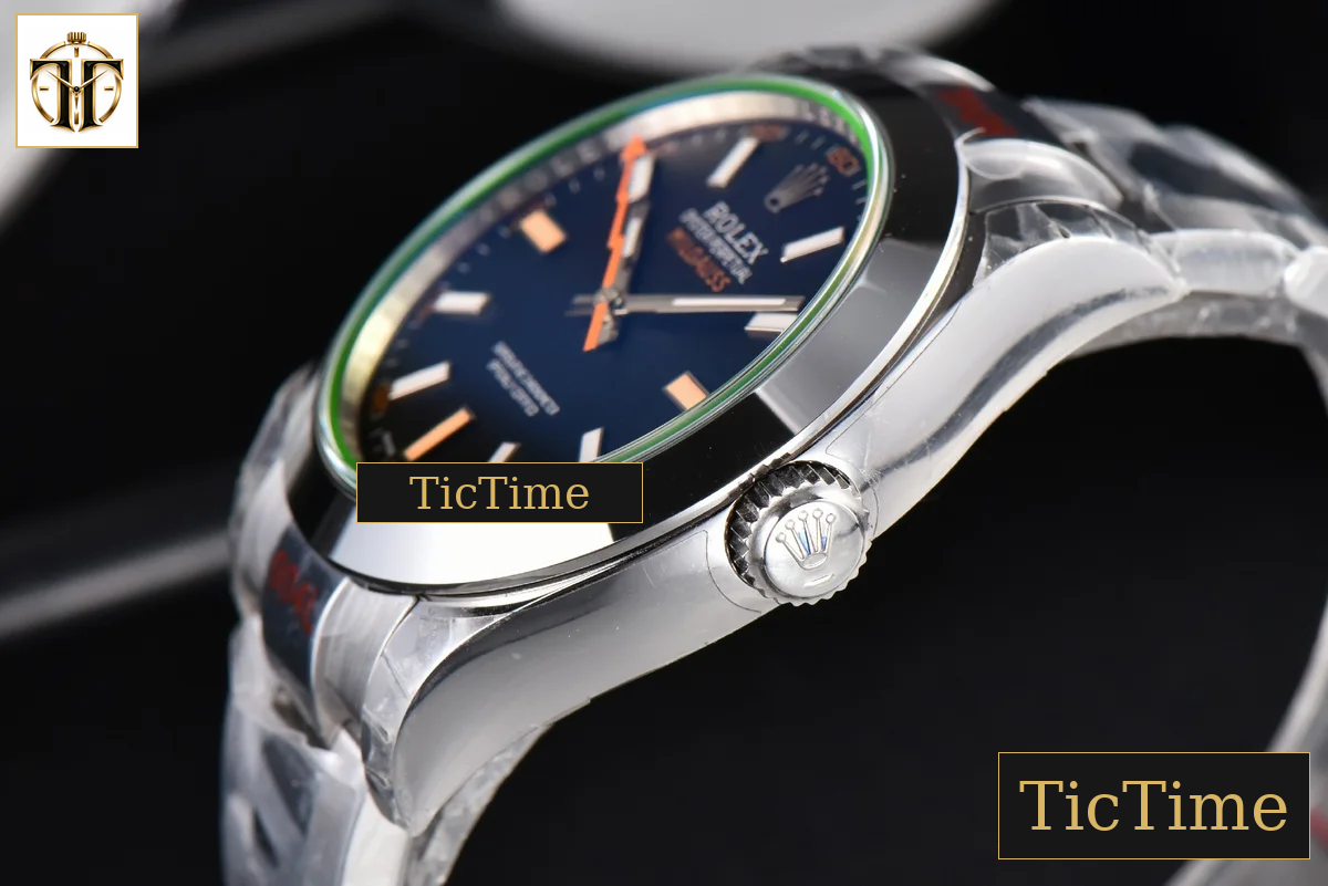 Milgauss 904L 116400 40mm GMF Black Dial SS Bracelet SH3131 — foto 10