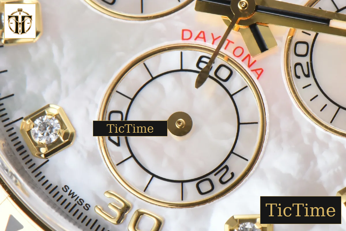 Daytona 116503 40mm Clean Factory YG/SS MOP Dial Diamond Marker YG/SS Bracelet A4130 — foto 9