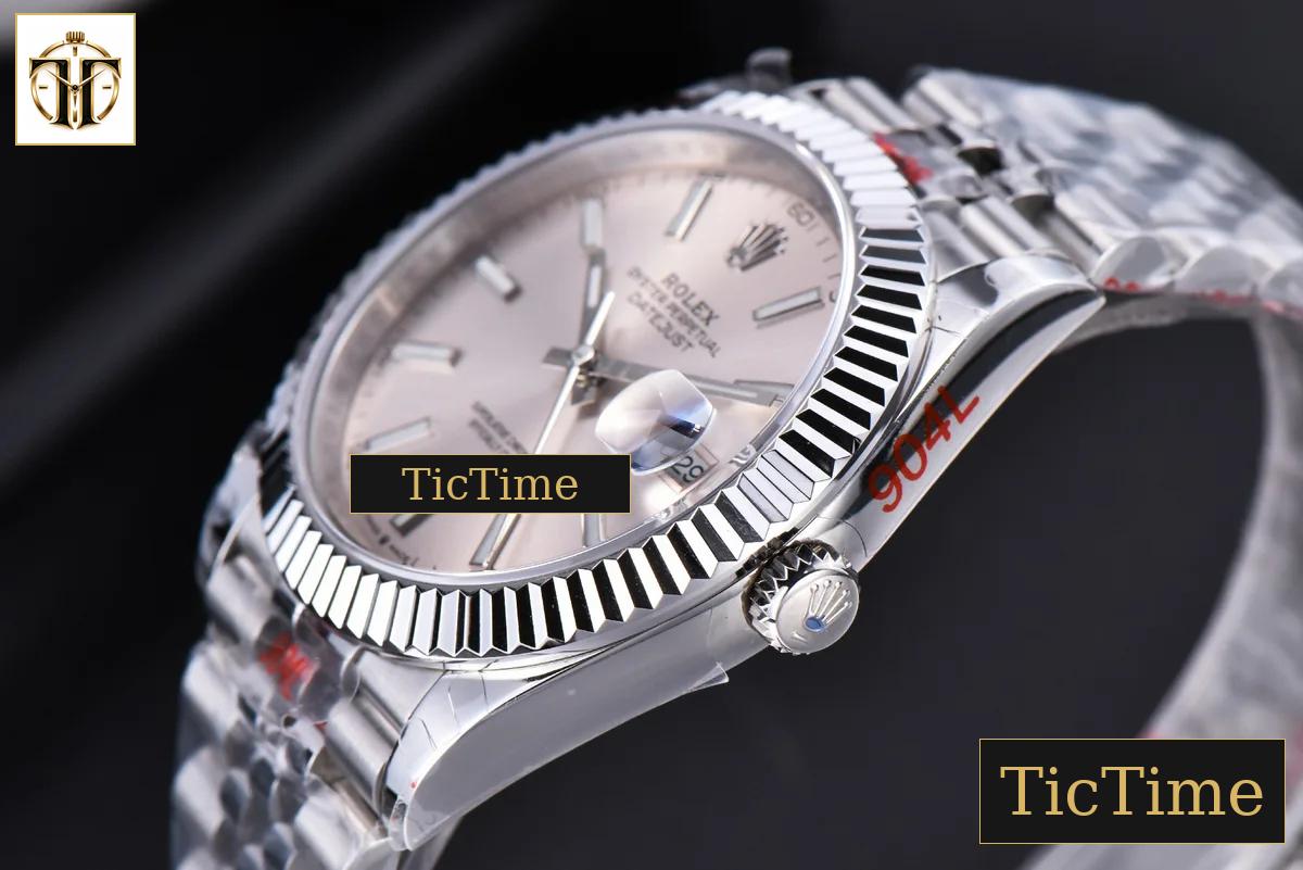 Datejust 41mm GMF SS Silver Dial Lume Marker Fluted Bezel Jubille Bracelet VR3235 — foto 14