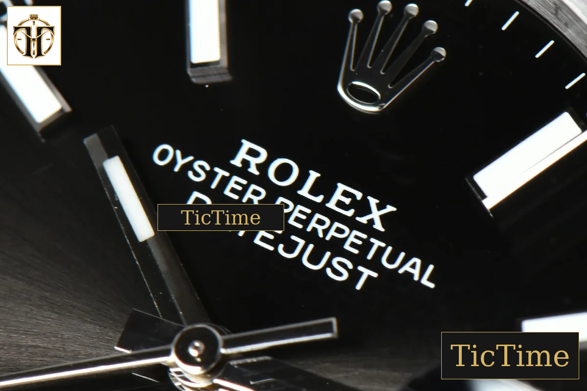 DateJust Smooth Bezel 126300 41mm VSF Black Dial Jubilee Bracelet VS3235 — foto 5