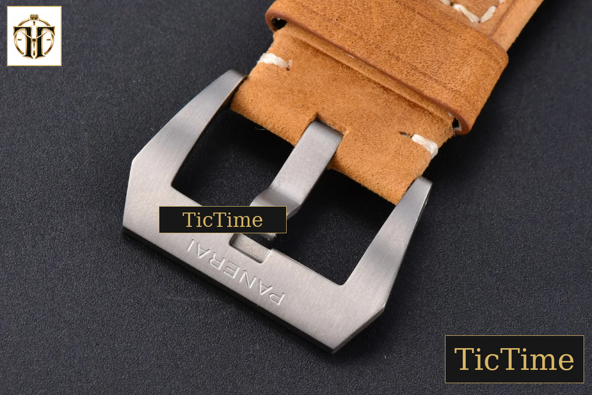 PAM1351 44mm TTF Brown Dial Brown Leather Strap P9001 — foto 33