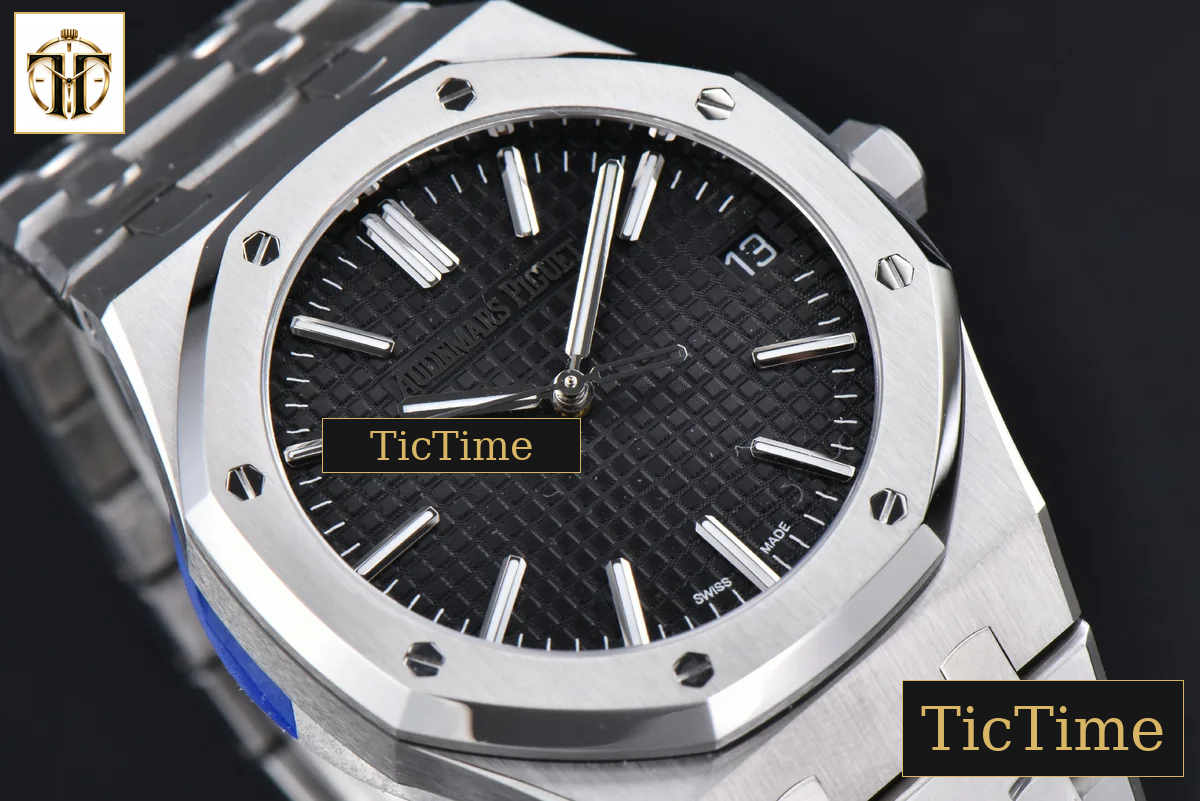 Royal Oak “50th Anniversary” 15510 41mm APSF SS Black Dial SS Bracelet V2 Free Sprung SA4302 — foto 11