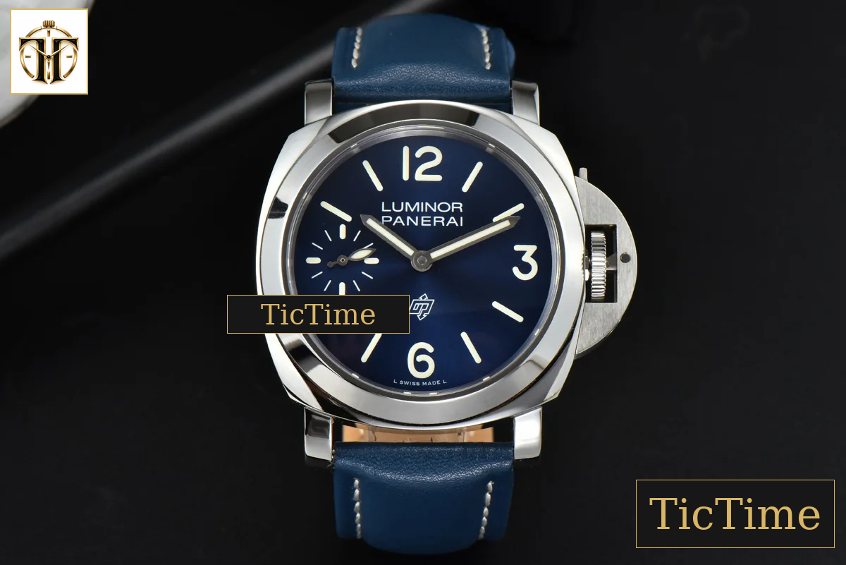 PAM1085 44mm HWF Blue Dial Blue Leather Strap A6497 — foto 3