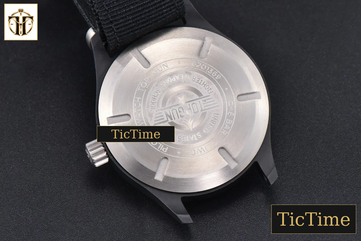 Pilot Top Gun IW326906 41mm V7F Black Ceramic Black Nylon Strap A32111 — foto 16