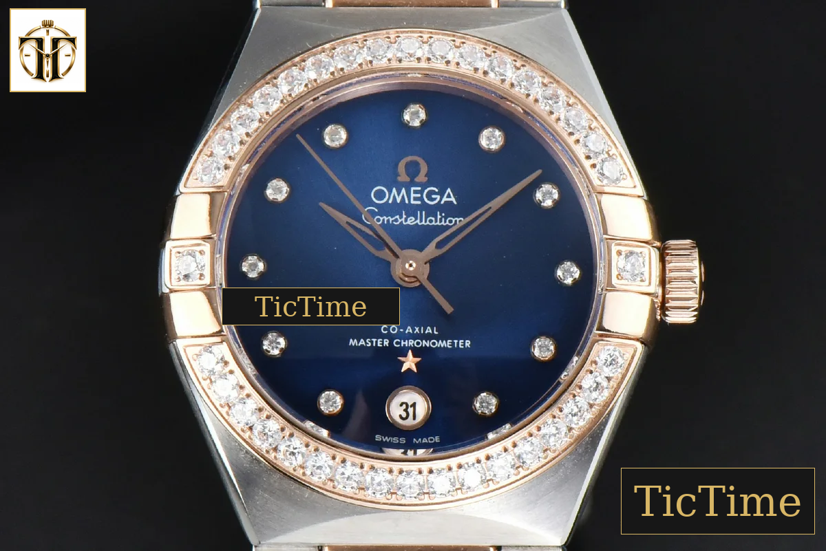 Constellation 29mm TWSF RG Diamond Blue Dial RG/SS Bracelet A8700 — foto 2