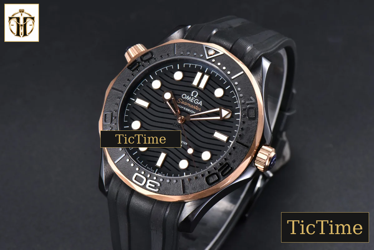 Seamaster Diver 300M 43.5mm VSF RG Nekton Ceramic Black Dial Black Rubber Strap VS8806 — foto 5