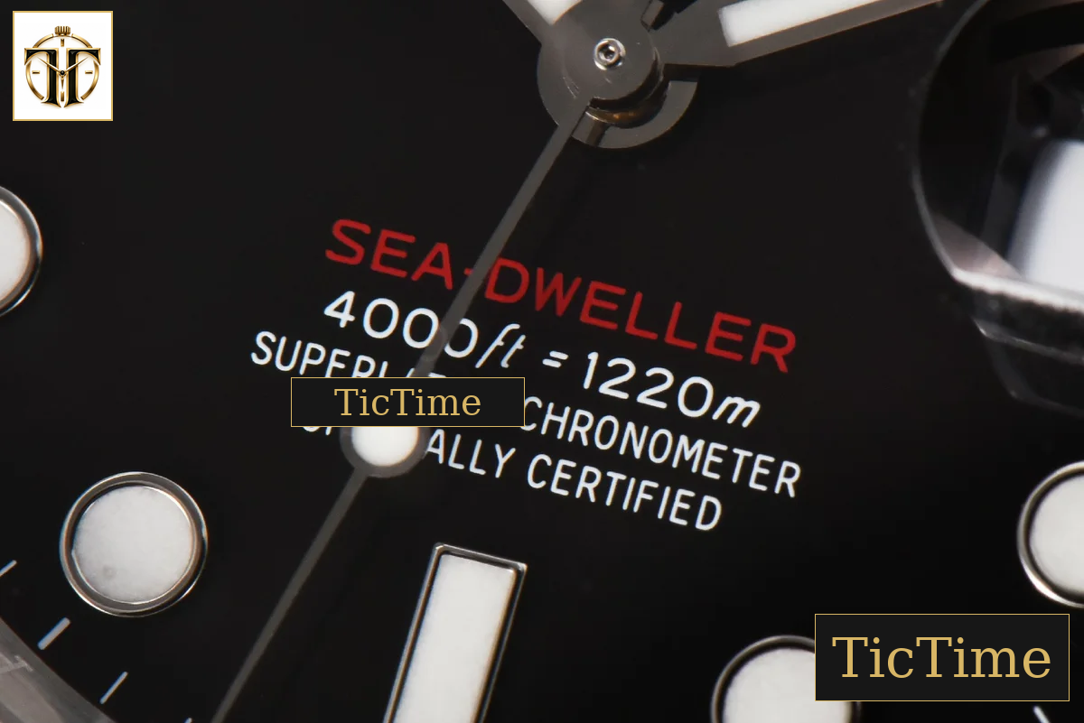 Sea-Dweller 126600 43mm VSF Black Ceramic ‘Red Text’ SS Bracelet VS3235 — foto 7