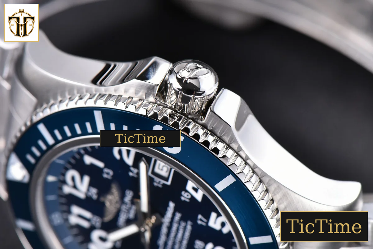 Superocean 44mm TF Black Ceramic Blue Dial SS Bracelet A2824 — foto 11