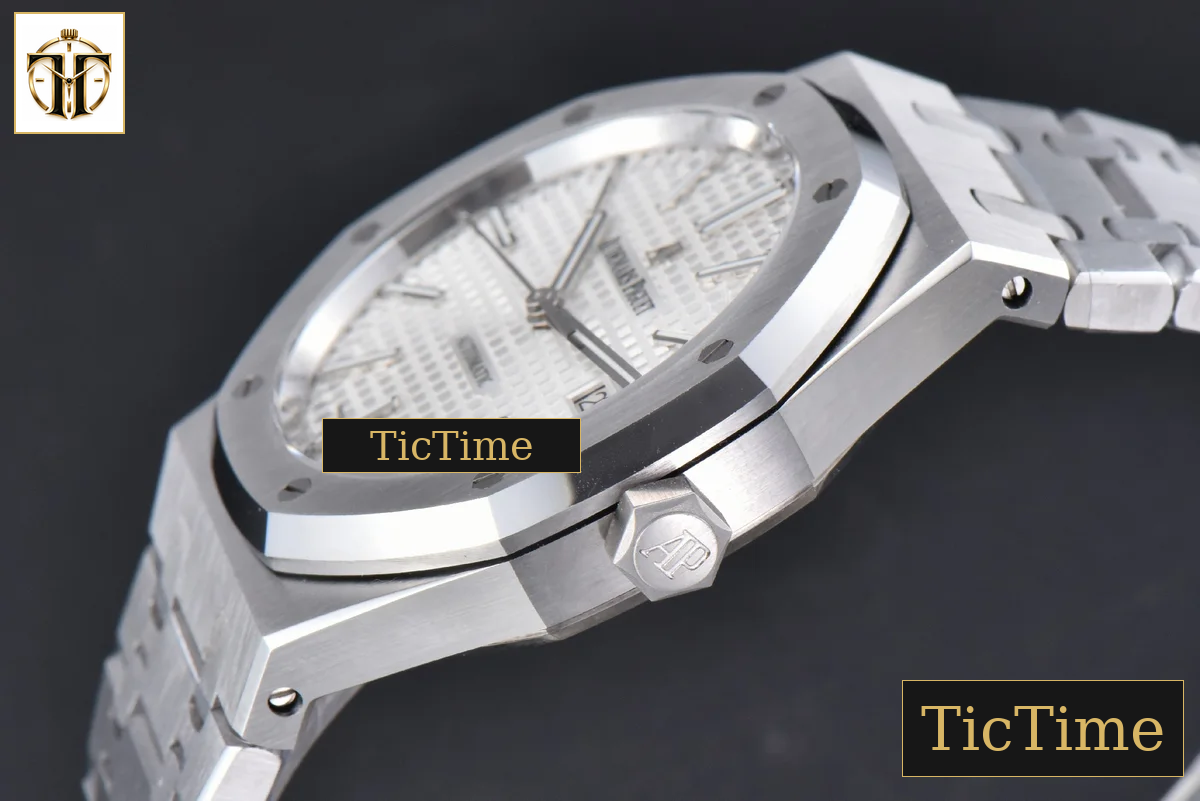 Royal Oak 15400 41mm IPF White Textured Dial SS Bracelet SA3120 — foto 12