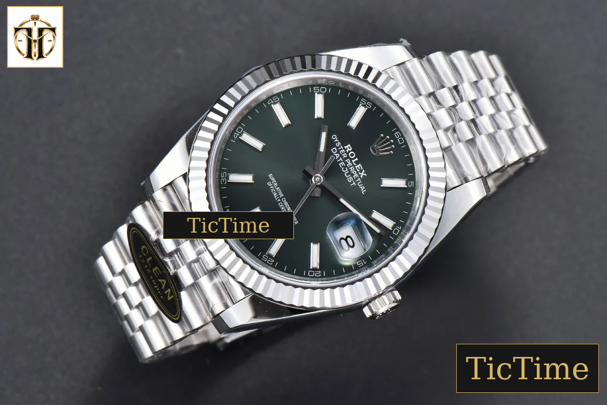 DateJust 904L Mint 126334 41mm Clean Factory Green Dial Jubilee Bracelet VR3235 — foto 15