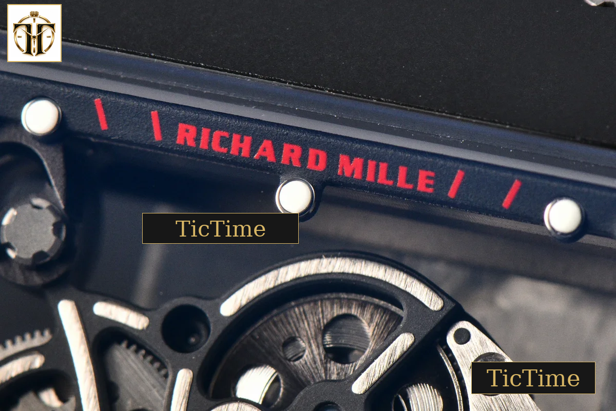 RM055 42.7mm APSF Ceramic Black Bezel Black Skeleton Dial Black Crown Black Rubber Strap RMUL2 — foto 6