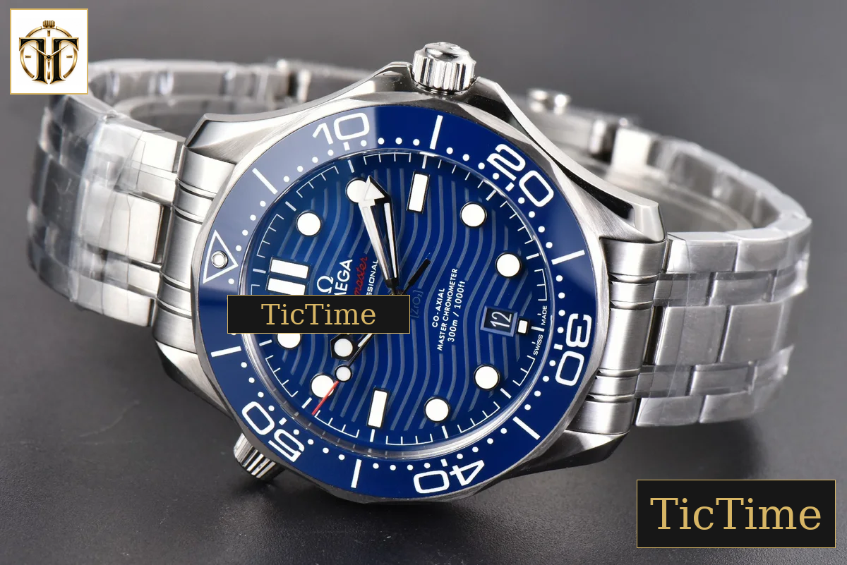 Seamaster Diver 300M 42mm ZF Blue Ceramic Blue Dial SS Bracelet A8800 — foto 13