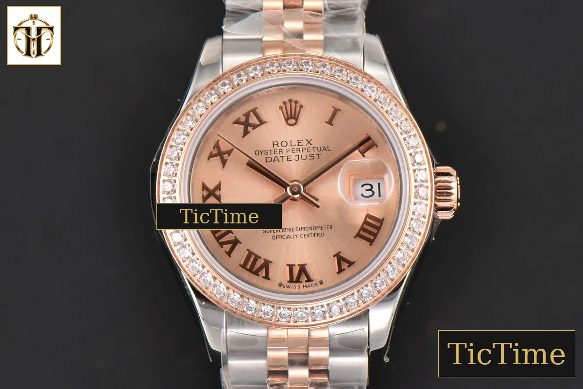 DateJust Ladies 28mm WF RG/SS Diamond RG Dial Roma Marker Jubilee Bracelet A2236 — foto 2
