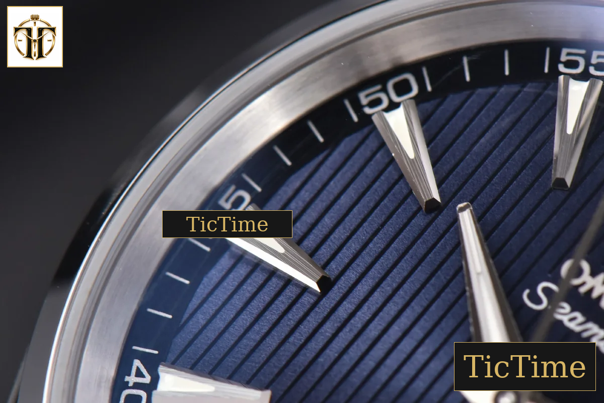 Aqua Terra 150M 41mm VSF Blue Textured Dial SS Bracelet A8500 — foto 9