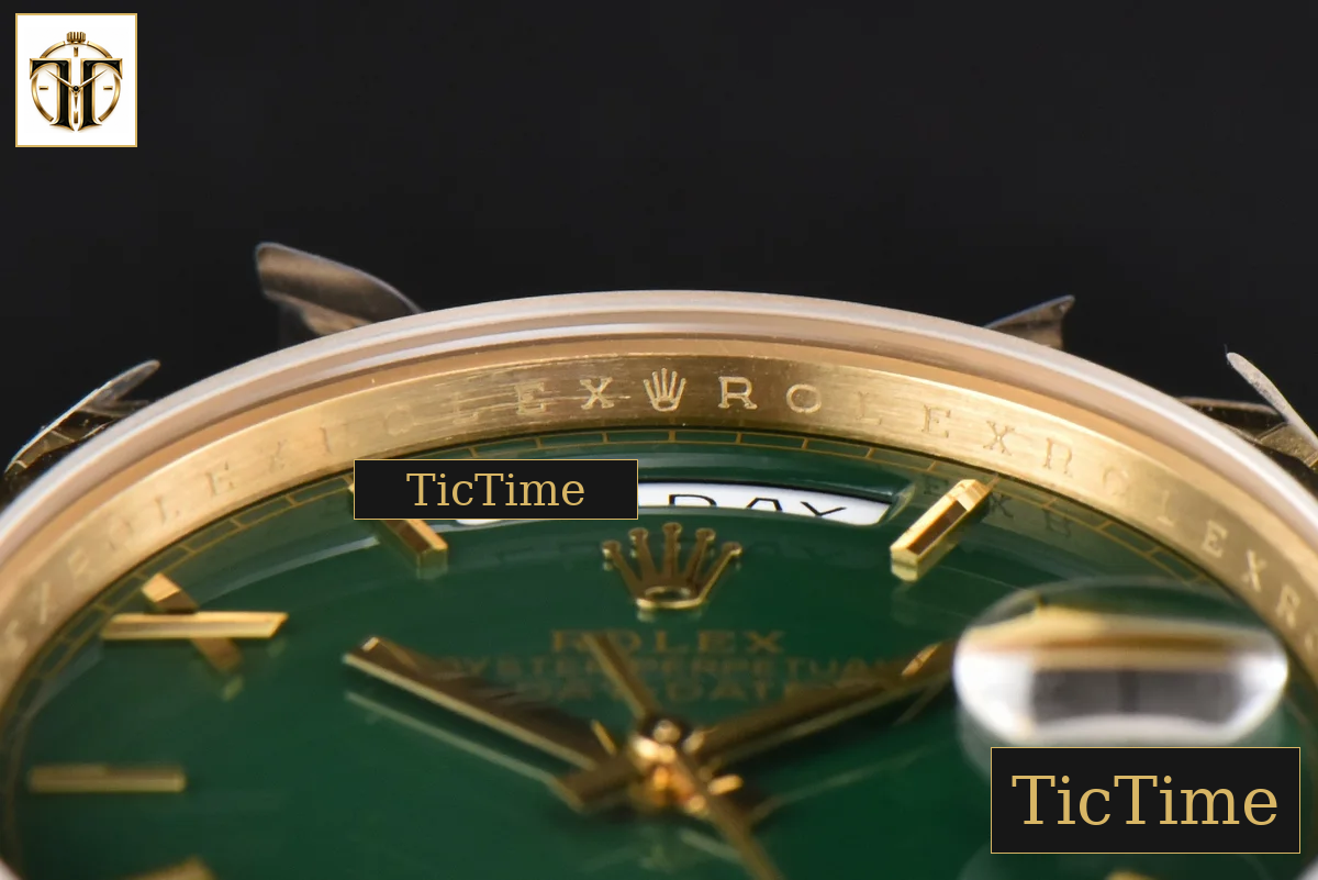 DayDate 904L 40mm BPF YG Green Dial YG Bracelet A2813 — foto 13
