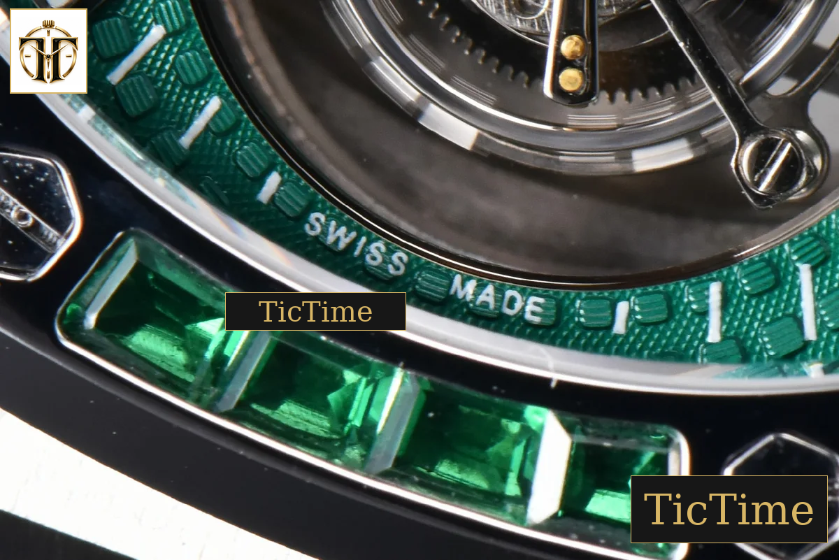 Royal Oak Tourbillon 41mm R8F Diamond Bezel Green Dial SS Bracelet Flying Tourb V2 — foto 8
