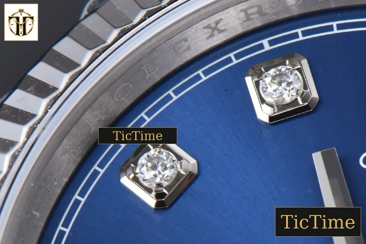 DateJust 904L 126234 36mm VSF Blue Dial Diamond Marker Jubilee Bracelet VS3235 — foto 7