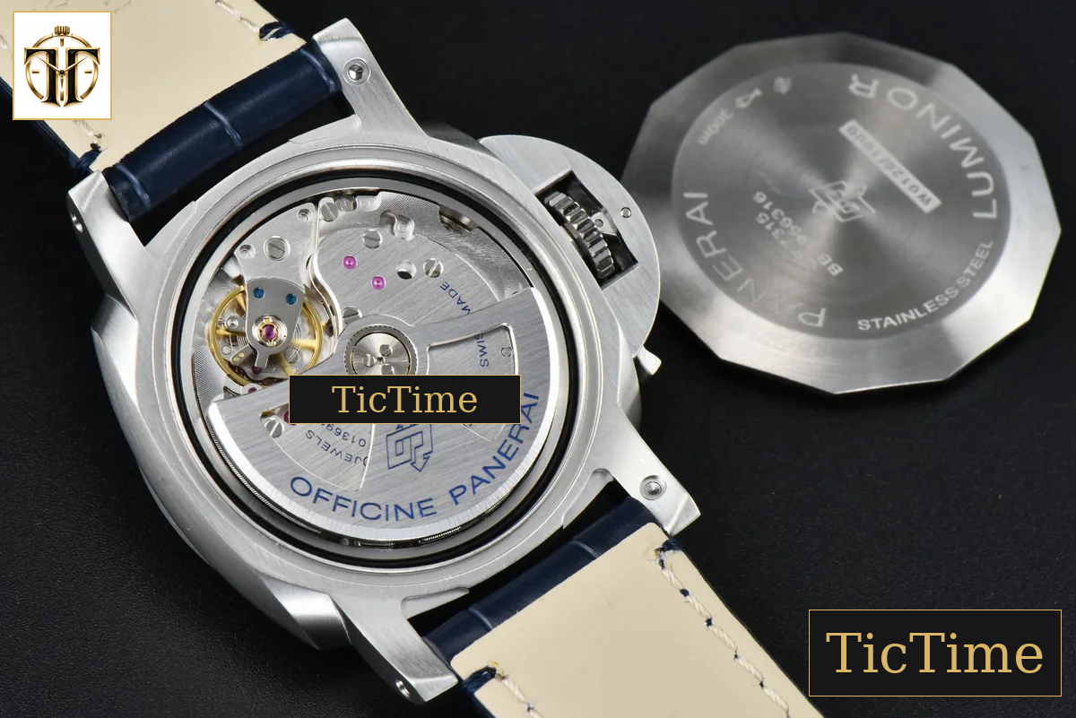 PAM1393 42mm VSF Blue Dial Blue Leather Strap P9010 — foto 15