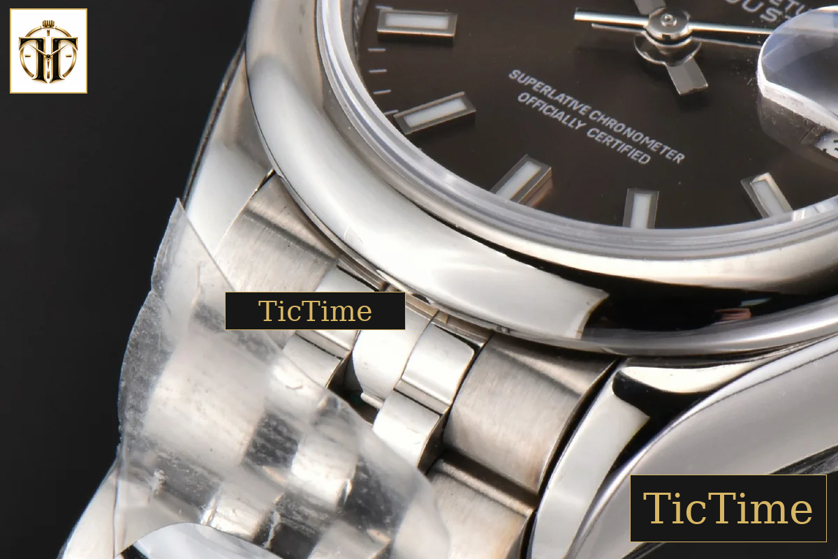 DateJust Ladies Smooth Bezel 28mm WF Gray Dial Jubilee Bracelet A2236 — foto 11