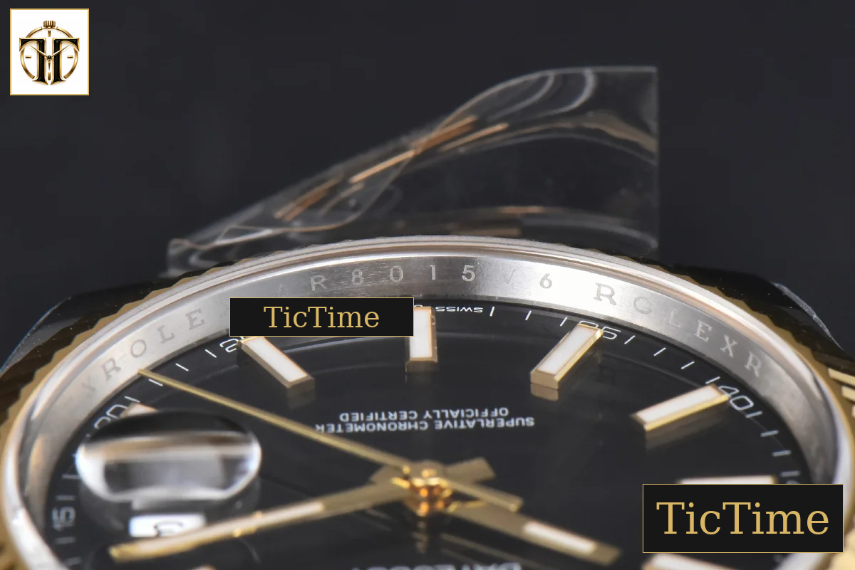 DateJust 126333 41mm Clean Factory YG/SS Black Dial Jubilee Bracelet VR3235 — foto 13