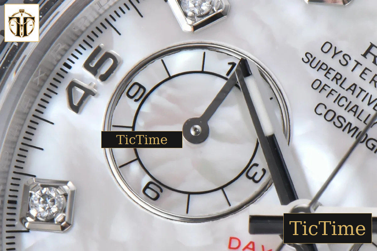 Daytona 116509 40mm Clean Factory SS MOP Dial Diamond Marker SS Bracelet A4130 — foto 7
