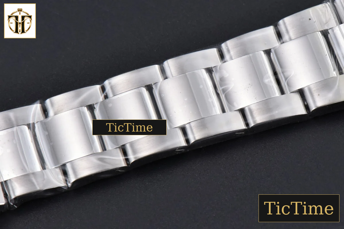 Daytona Panda 904L 126500 40mm Clean Factory White Dial Black Bezel SS Bracelet DD4131 — foto 29