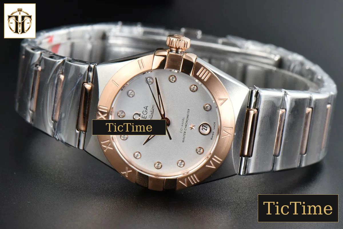 Constellation 29mm TWSF RG White Dial RG/SS Bracelet A8700 — foto 11