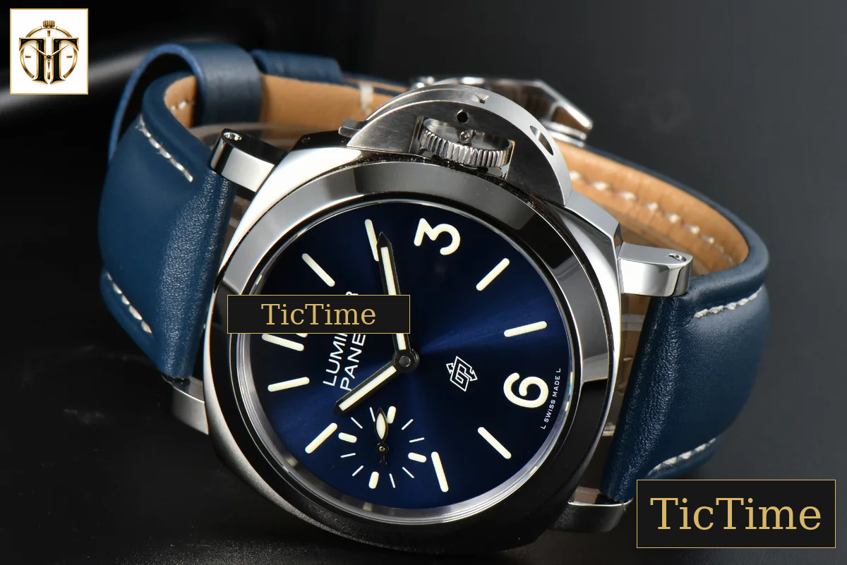 PAM1085 44mm HWF Blue Dial Blue Leather Strap A6497 — foto 11