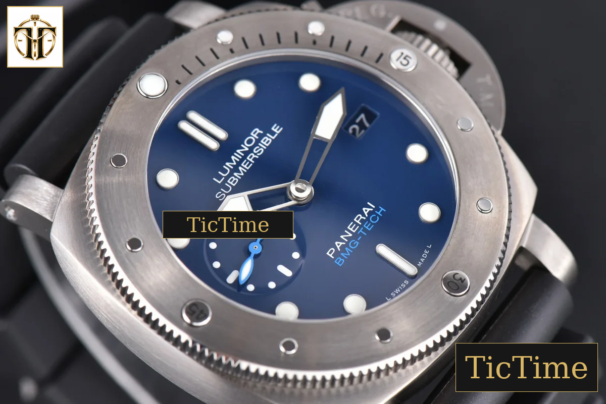 Luminor Submersible 1950 BMG Tech PAM692 47mm VSF Blue Dial Rubber Strap P9010 — foto 9