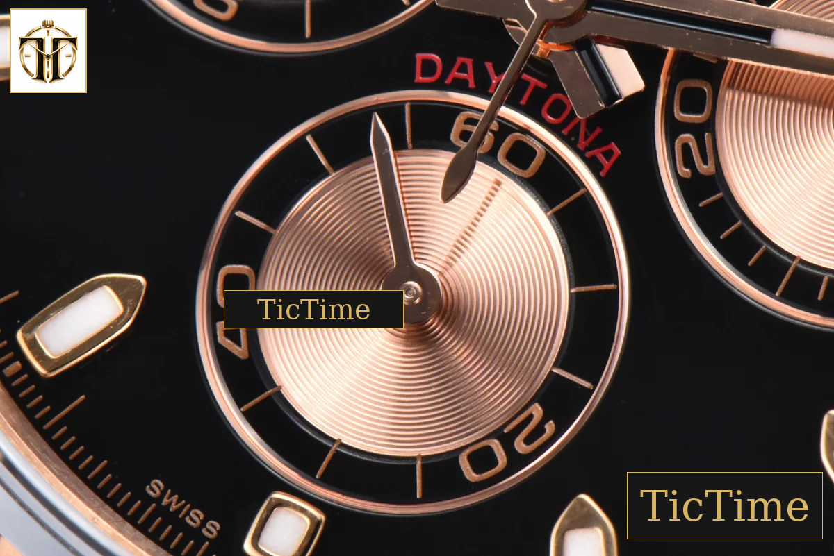 Daytona 116515 40mm Clean Factory RG Ceramic Black RG Subdials Oysterflex Strap 4130 — foto 8