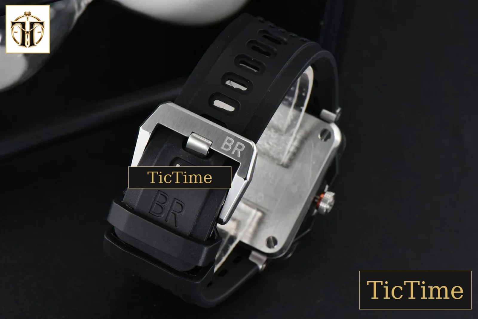 Vintage 03-94 Chronograph 42mm BRF Stainless steel Black Rubber Strap — foto 29