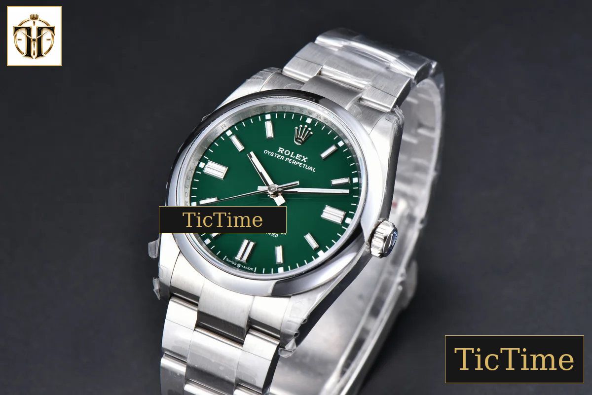 Oyster Perpetual 904L 126000 36mm VSF Green Dial Bracelet VS3230 — foto 4
