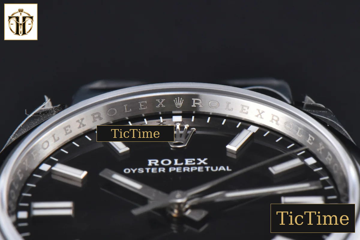 Oyster Perpetual 904L 124300 41mm VSF Black Dial SS Bracelet VS3235 — foto 12