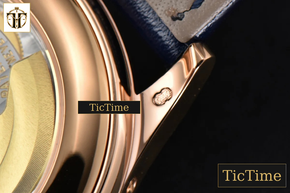 Annual Calendar Moonphase 5396 38.5mm ZF RG Blue Stick Dial Blue Leather Strap MY9015 — foto 23