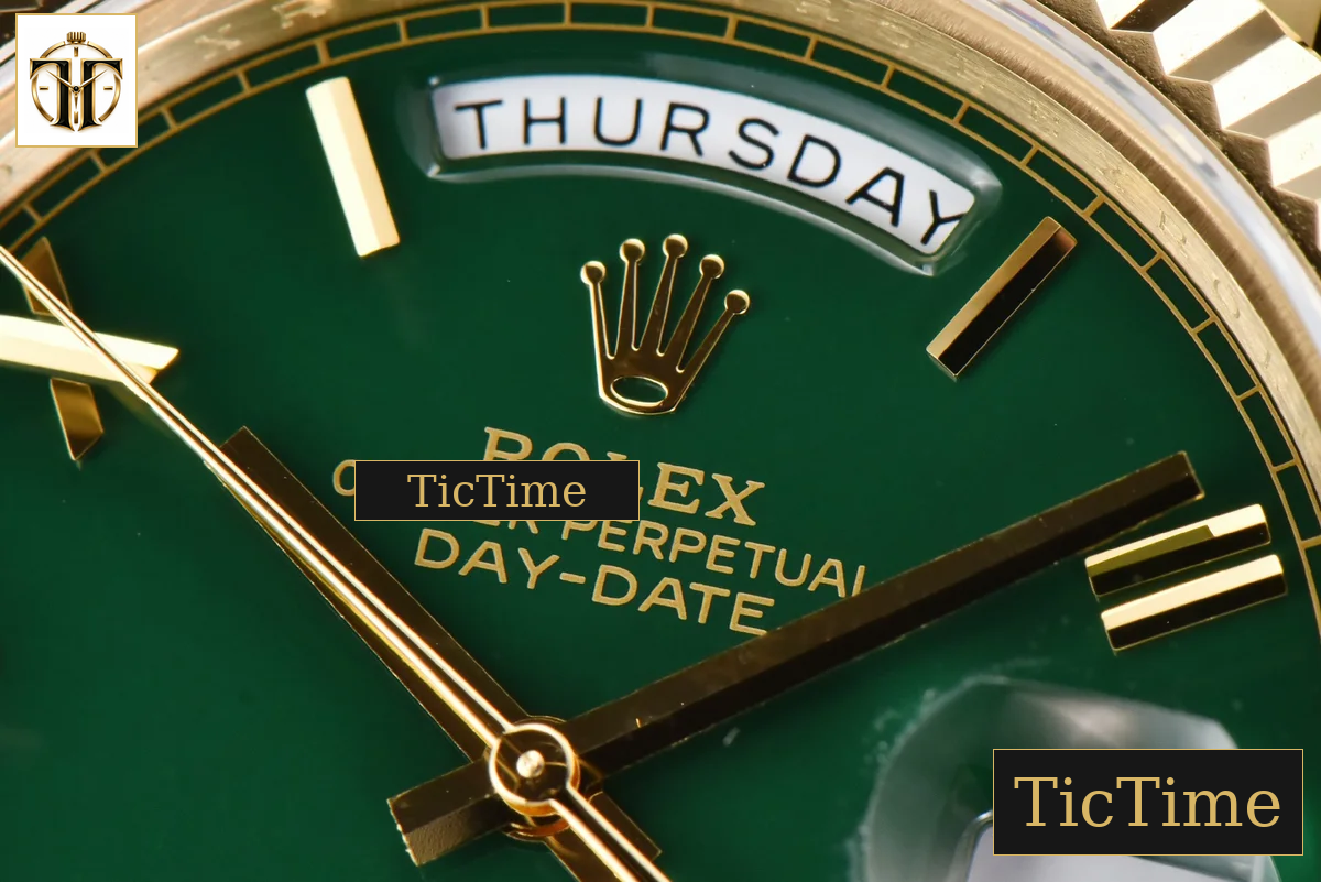 DayDate 904L 40mm GMF YG Green Dial YG Bracelet A2836 — foto 5